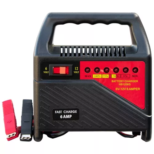 Global HB1206S automata akkumulátor töltő, 12V/6A