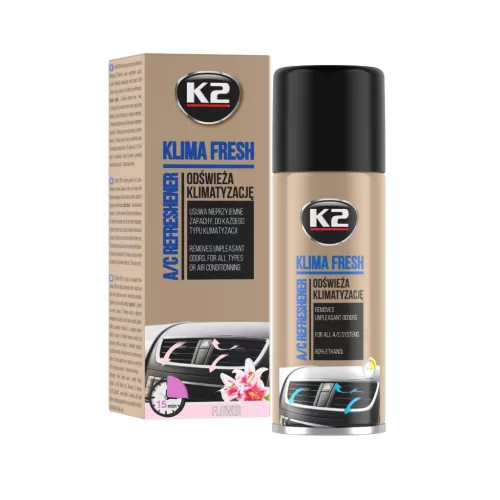 K2 K222FL Klíma Fresh Flower, Klímatisztító bomba, virág illat, 150ml