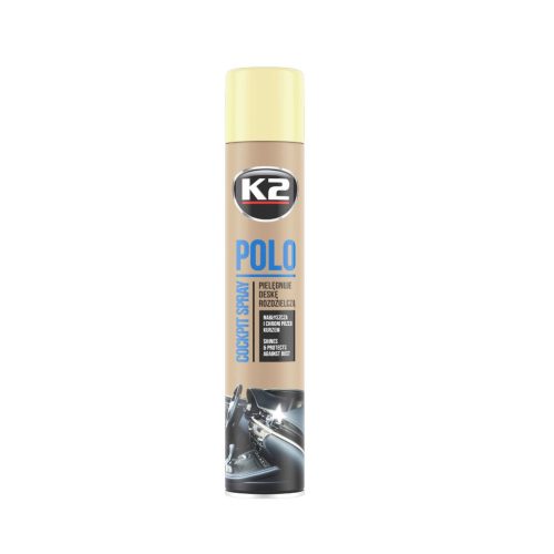 K2 K407WA0K Polo Cocpit Spray Vanilla, műszerfalápoló vanília illatú, 750 ml