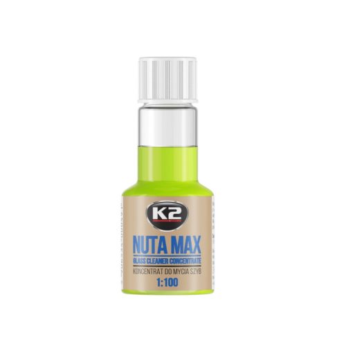 K2 K509 Nuta Max Glass cleaner, nyári szélvédőmosó koncentrátum, 1:100, 50ml