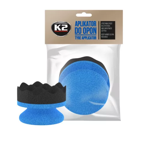 K2 K720 Tyre Applikator, szivacs, applikátor, gumiabroncshoz és műanyaghoz