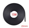Fekete 15m hosszú 25mm széles díszcsík KCS-A-25BK