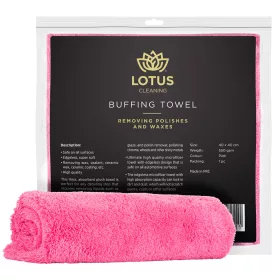 Lotuscleanig-Extra puha mikroszálas kendő pink - 550 gsm