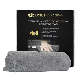 Lotuscleanig-Extra puha mikroszálas kendő szürke - 400 gsm