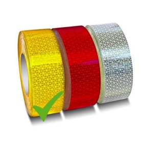   36107 Fényvisszaverő szalag - “E” jeles - sárga - 45m*5cm