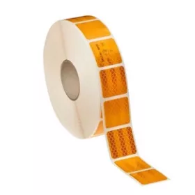  36077 Fényvisszaverő szalag - szakaszos - “E” jeles - sárga - 45m*5cm M-HR-3CYK_