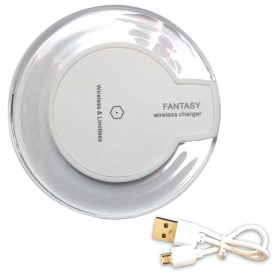   Fantasy Qi vezeték nélküli indukciós univerzális töltő, fehér
