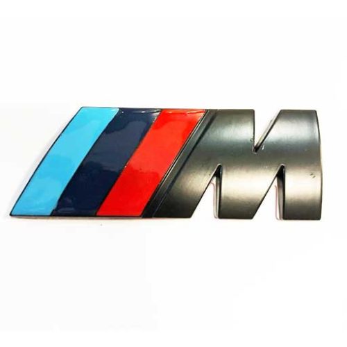 Embléma "M" , matt fekete