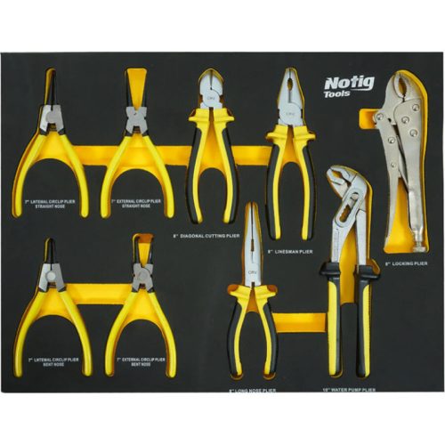 Notig Tools N4001 szerszámkocsi – 7 fiókos, 156 részes, professzionális műhelykocsi