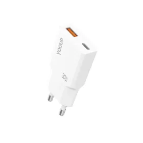 YOOUP 30W Ultra vékony - Dupla hálózati töltő (USB/TYPE-C PD)
