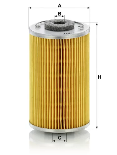 Üzemanyagszűrő Mann Filter P 707 x