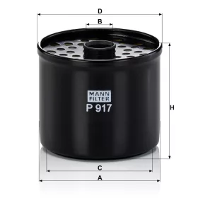 Üzemanyagszűrő Mann Filter P 917 x