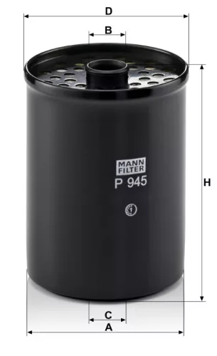 Üzemanyagszűrő Mann Filter P 945 x