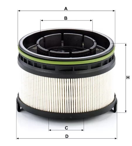 Üzemanyagszűrő Mann Filter PU 11 001 z KIT