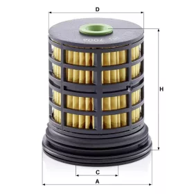Üzemanyagszűrő Mann Filter PU 7006