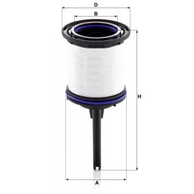 Üzemanyagszűrő Mann Filter PU 7008 z KIT