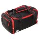 Utazótáska, fekete-piros, prémium, S méret, 27l