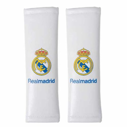 Biztonsági övpárna, felnőtt, fehér, Real Madrid