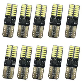 12/24V Canbus 10db-os T10-4014-24SMD Fehér
