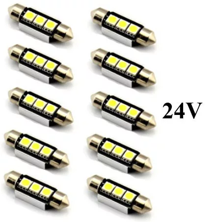24V 10db/csomag CANBUS 3SMD LED LA513C-36CS Szofita hűtőbordas 