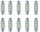 10db/csomag CANBUS 3SMD LED SMD-CD39mm-3SMD Szofita