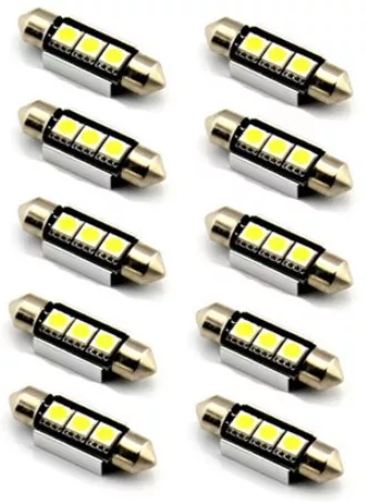 10db/csomag CANBUS 3SMD LED LA513C-39CS Szofita hűtőbordas 