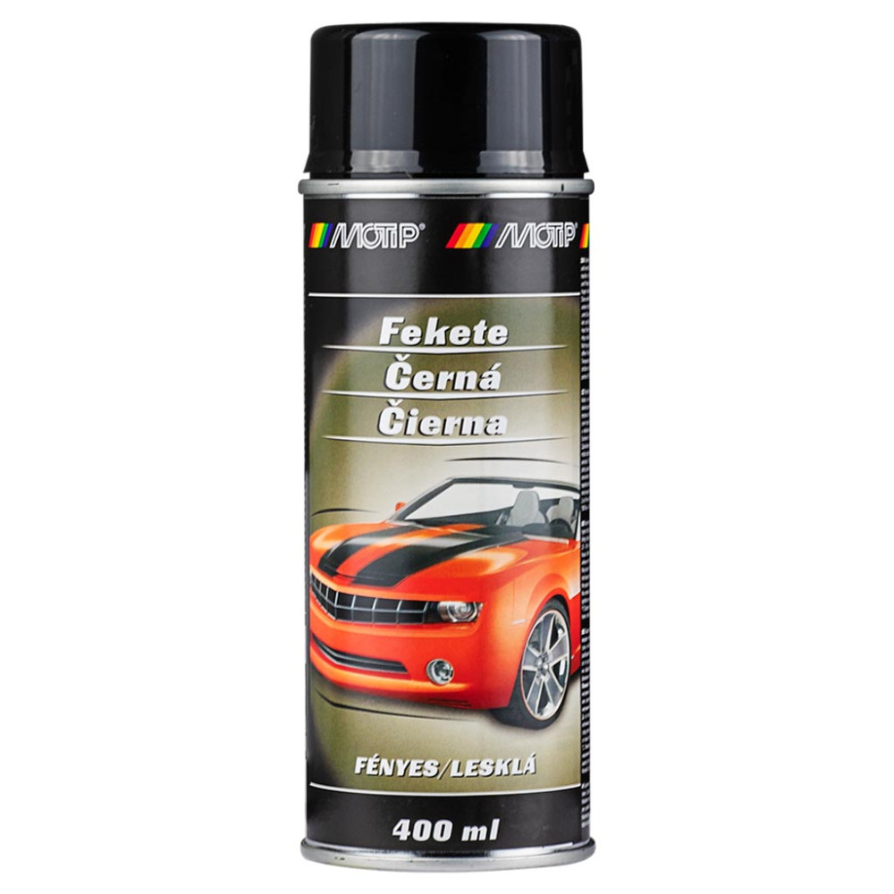 Motip TES4005 High Gloss Black javítófesték, fényes fekete,