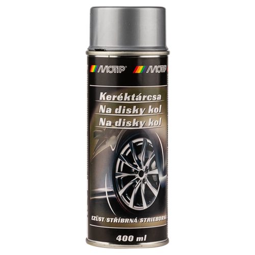 Motip TES4007 Wheelspray, keréktárcsa-festék, ezüst, 400ml