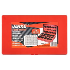   Verke O-gyűrű készlet – 419 db-os univerzális tömítés szett, olaj- és vegyszerálló gumiból