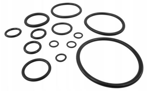 Verke O-gyűrű készlet – 419 db-os univerzális tömítés szett, olaj- és vegyszerálló gumiból