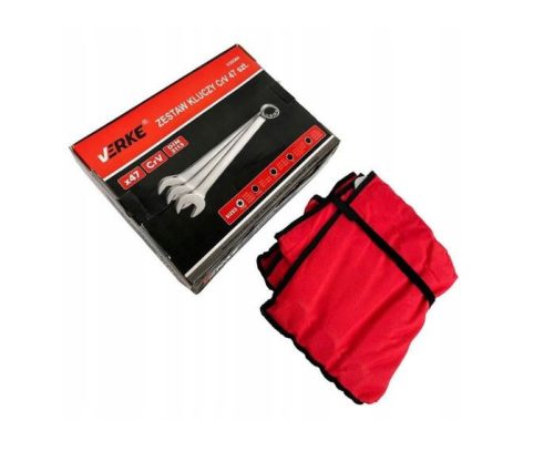 Verke V35360 villáskulcs készlet – 47 részes, króm-vanádium acél, DIN 3113 szabvány szerint