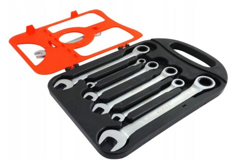 Verke V35400 racsniskulcs készlet – 7db, 72 fogú, CrV acélból, selyemfényű felület