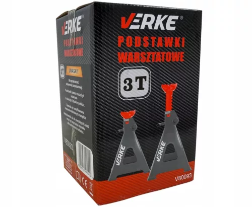 Verke 3T szerelőbak / emelőbak / tartóbak – 2 darabos készlet