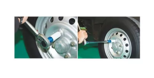 Verke V86101 dugókulcs készlet alumínium felnikhez – 7db, 1/2", CrMo acél, védőhüvellyel