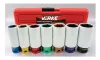 Verke V86101 dugókulcs készlet alumínium felnikhez – 7db, 1/2", CrMo acél, védőhüvellyel