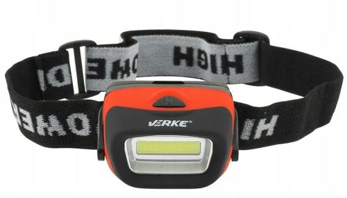 Verke V87504 akkumulátoros fejlámpa – COB LED, 230° szögű világítás, IPX4 vízálló kivitel