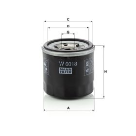 Olajszűrő Mann Filter W 6018