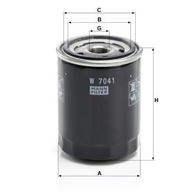 Olajszűrő Mann Filter W 7041