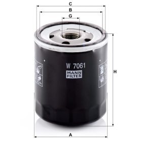 Olajszűrő Mann Filter W 7061