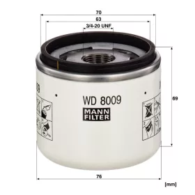 Automata váltó szűrő Mann Filter WD 8009