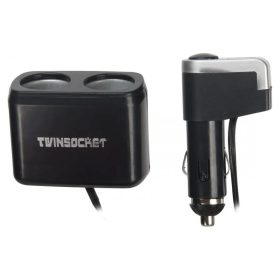   Szivargyújtós töltő, elosztó, AE-WF0097, 2+1 USB, 12/24V