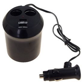 Kettes Szivargyújtó elosztó + USB AE-WF186/CM58609