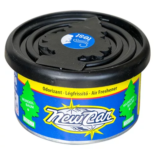 Wunderbaum - New Car Fiber Can - új autó konzerv illatosító, 30g