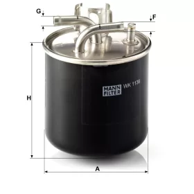 Üzemanyagszűrő Mann Filter WK 1136