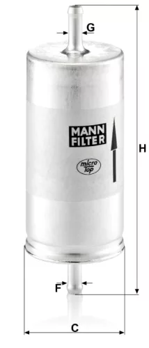 Üzemanyagszűrő Mann Filter WK 413