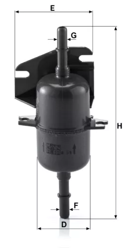 Üzemanyagszűrő Mann Filter WK 510