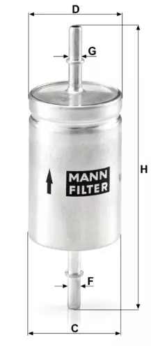 Üzemanyagszűrő Mann Filter WK 512