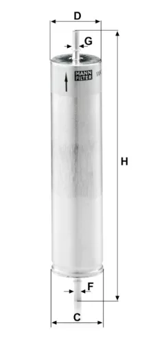Üzemanyagszűrő Mann Filter WK 522