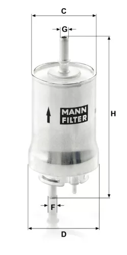 Üzemanyagszűrő Mann Filter WK 59 x