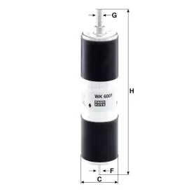 Üzemanyagszűrő Mann Filter WK 6001